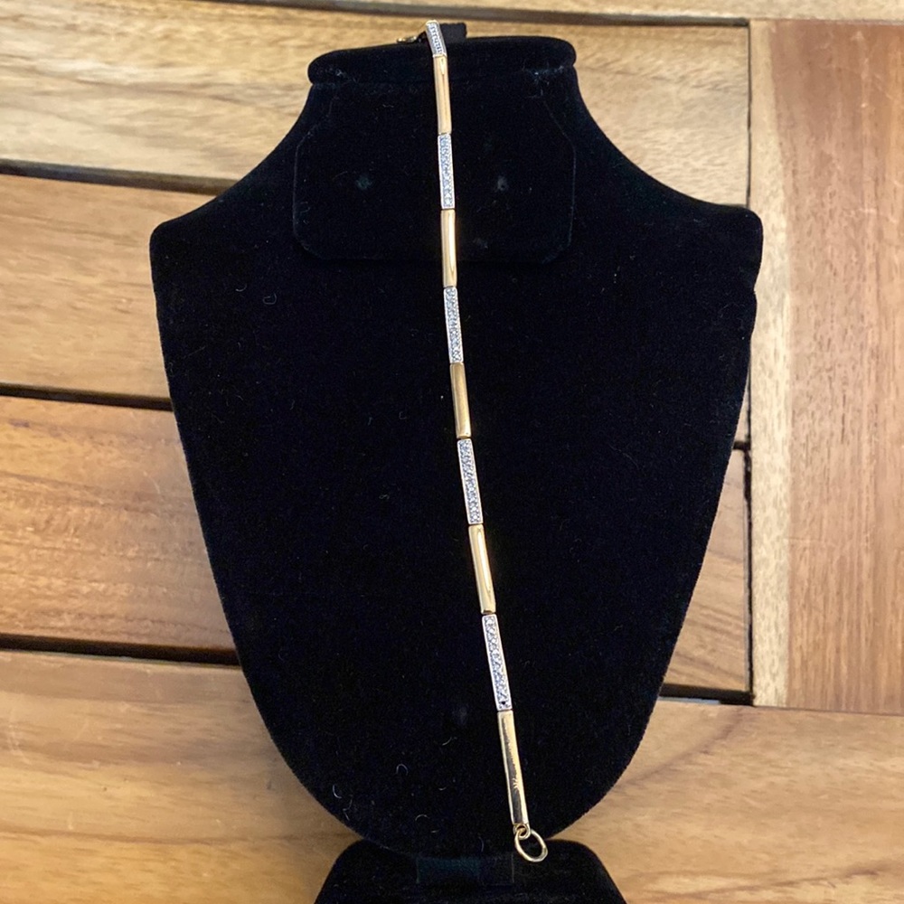 Gold Over Sterling Silver Bracelet